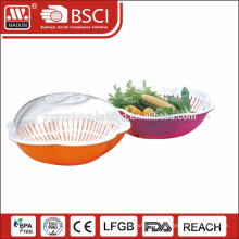 2014 New plastic kitchen colander with cover